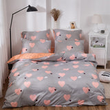 Alanna X series 06 Printed Solid bedding set