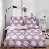 Alanna X series 06 Printed Solid bedding set