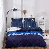 Alanna X series 06 Printed Solid bedding set