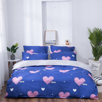 Alanna X series 06 Printed Solid bedding set