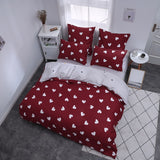 Alanna X series 06 Printed Solid bedding set