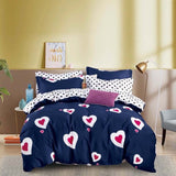 Alanna X series 06 Printed Solid bedding set